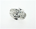 Natural Diamond 3.01 Carats, Oval with  Cut, H Color, SI2 Clarity and Certified by GIA