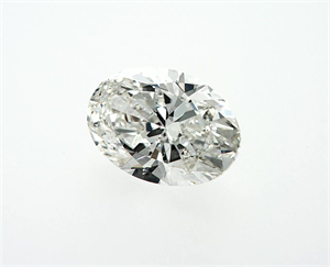 Picture of Natural Diamond 3.01 Carats, Oval with  Cut, H Color, SI2 Clarity and Certified by GIA