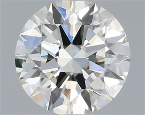 Picture of Natural Diamond 0.58 Carats, Round with Excellent Cut, I Color, VVS1 Clarity and Certified by IGI