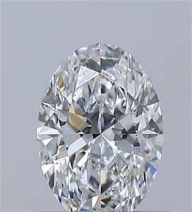 Foto Diamante Natural 0.51 quilates, Ovalado , Color E, claridad VVS2 y certificado GIA de