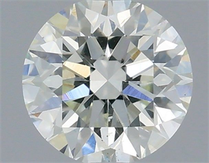 Picture of Natural Diamond 0.40 Carats, Round with Excellent Cut, H Color, SI1 Clarity and Certified by IGI