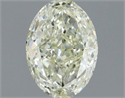 Natural Diamond 0.73 Carats, Oval with  Cut, N Color, VS2 Clarity and Certified by GIA
