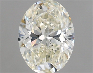 Picture of Natural Diamond 1.01 Carats, Oval with  Cut, L Color, SI2 Clarity and Certified by GIA