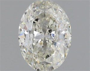 Foto Diamante Natural 1.02 quilates, Ovalado , Color K, claridad I1 y certificado GIA de