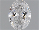 Natural Diamond 1.01 Carats, Oval with  Cut, F Color, I1 Clarity and Certified by GIA