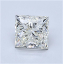 Natural Diamond 2.01 Carats, Princess with  Cut, K Color, VVS2 Clarity and Certified by GIA