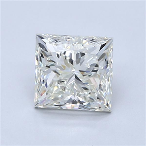 Picture of Natural Diamond 2.01 Carats, Princess with  Cut, K Color, VVS2 Clarity and Certified by GIA