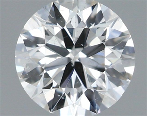 Picture of Natural Diamond 0.41 Carats, Round with Excellent Cut, F Color, SI1 Clarity and Certified by IGI