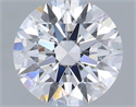 Lab Grown Diamond 1.05 Carats, Round with Ideal Cut, D Color, VVS1 Clarity and Certified by IGI