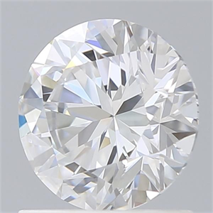 Picture of Lab Grown Diamond 1.11 Carats, Round with Ideal Cut, D Color, VVS2 Clarity and Certified by IGI