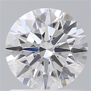 Picture of Lab Grown Diamond 1.16 Carats, Round with Ideal Cut, D Color, VVS2 Clarity and Certified by IGI