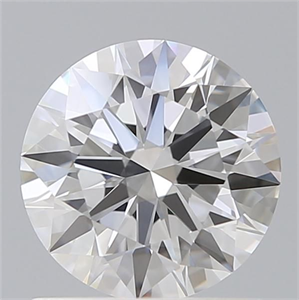 Picture of Lab Grown Diamond 1.11 Carats, Round with Ideal Cut, D Color, VVS2 Clarity and Certified by IGI