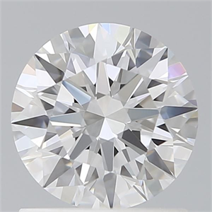 Picture of Lab Grown Diamond 1.11 Carats, Round with Ideal Cut, D Color, VVS2 Clarity and Certified by IGI