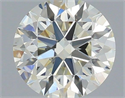 Diamante Natural 0.54 quilates, Redondo , Color J, claridad VS2 y certificado IGI