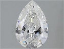 Diamante Natural 1.50 quilates, De pera , Color G, claridad I1 y certificado GIA