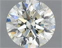 Diamante Natural 1.01 quilates, Redondo , Color N, claridad VS1 y certificado GIA