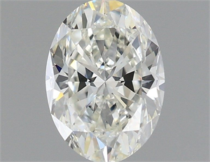 Picture of Natural Diamond 0.97 Carats, Oval with  Cut, J Color, VS1 Clarity and Certified by GIA