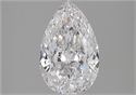 Natural Diamond 1.52 Carats, Pear with  Cut, D Color, VS2 Clarity and Certified by GIA