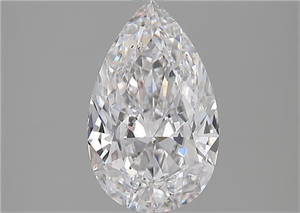 Picture of Natural Diamond 1.52 Carats, Pear with  Cut, D Color, VS2 Clarity and Certified by GIA