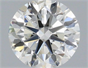 Natural Diamond 0.40 Carats, Round with Very Good Cut, H Color, SI2 Clarity and Certified by IGI