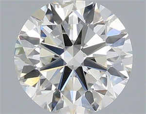 Picture of Natural Diamond 0.40 Carats, Round with Very Good Cut, H Color, SI2 Clarity and Certified by IGI