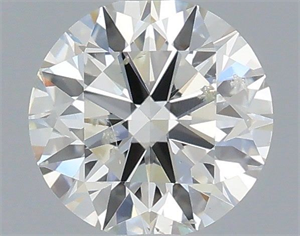 Picture of Natural Diamond 0.50 Carats, Round with Excellent Cut, H Color, SI1 Clarity and Certified by IGI