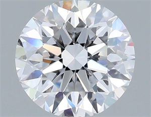 Picture of Lab Grown Diamond 1.36 Carats, Round with Excellent Cut, D Color, VVS2 Clarity and Certified by IGI