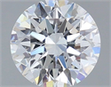Lab Grown Diamond 1.10 Carats, Round with Ideal Cut, D Color, VS1 Clarity and Certified by IGI