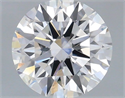 Lab Grown Diamond 0.90 Carats, Round with Ideal Cut, F Color, VS2 Clarity and Certified by IGI