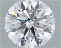 Del inventario de diamantes de laboratorio, 0.76 quilates, Redondo , Color D, claridad VVS2 y certificado IGI