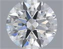 Diamante Natural 0.51 quilates, Redondo , Color H, claridad VS2 y certificado GIA