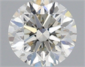 Diamante Natural 0.42 quilates, Redondo , Color K, claridad VVS2 y certificado IGI