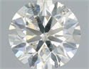 Diamante Natural 0.41 quilates, Redondo , Color K, claridad SI2 y certificado IGI