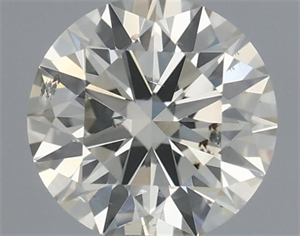 Foto Diamante Natural 0.50 quilates, Redondo , Color K, claridad SI2 y certificado IGI de