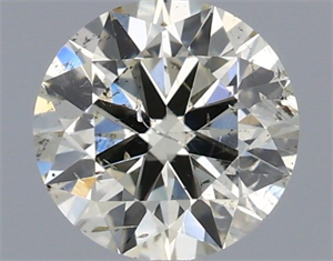 Foto Diamante Natural 0.50 quilates, Redondo , Color K, claridad SI2 y certificado IGI de