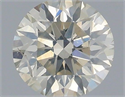 Natural Diamond 0.40 Carats, Round with Excellent Cut, L Color, SI2 Clarity and Certified by IGI