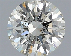 Picture of Natural Diamond 0.41 Carats, Round with Excellent Cut, L Color, SI2 Clarity and Certified by IGI