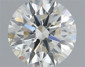 Picture of Natural Diamond 0.45 Carats, Round with Excellent Cut, I Color, SI2 Clarity and Certified by IGI