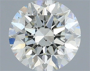 Picture of Natural Diamond 0.57 Carats, Round with Excellent Cut, H Color, VS2 Clarity and Certified by IGI