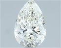 Natural Diamond 1.02 Carats, Pear with  Cut, I Color, VVS2 Clarity and Certified by IGI