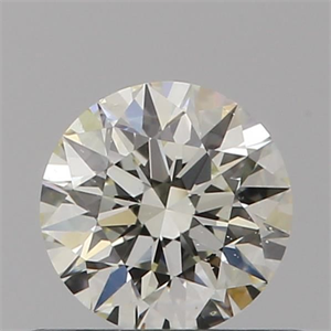 Foto Diamante Natural 0.46 quilates, Redondo , Color K, claridad SI1 y certificado GIA de