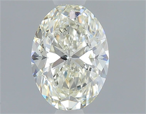Picture of Natural Diamond 0.60 Carats, Oval with  Cut, J Color, SI1 Clarity and Certified by GIA