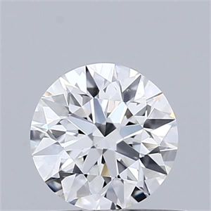 Picture of Natural Diamond 0.57 Carats, Round with Excellent Cut, G Color, VS2 Clarity and Certified by GIA