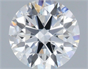 Lab Grown Diamond 1.44 Carats, Round with Excellent Cut, E Color, VVS2 Clarity and Certified by IGI