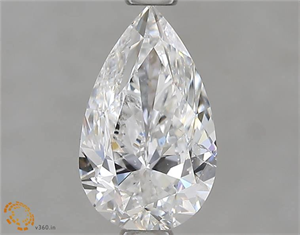 Picture of Natural Diamond 1.00 Carats, Pear with  Cut, E Color, SI2 Clarity and Certified by GIA