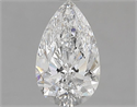 Natural Diamond 1.02 Carats, Pear with  Cut, E Color, SI2 Clarity and Certified by GIA