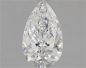Picture of Natural Diamond 1.02 Carats, Pear with  Cut, E Color, SI2 Clarity and Certified by GIA
