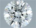 Natural Diamond 2.01 Carats, Round with Excellent Cut, F Color, VS2 Clarity and Certified by IGI