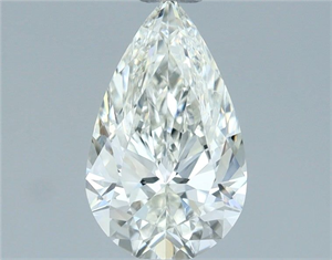 Picture of Natural Diamond 1.03 Carats, Pear with  Cut, H Color, VS2 Clarity and Certified by IGI