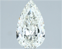 Natural Diamond 1.00 Carats, Pear with  Cut, I Color, VS1 Clarity and Certified by IGI